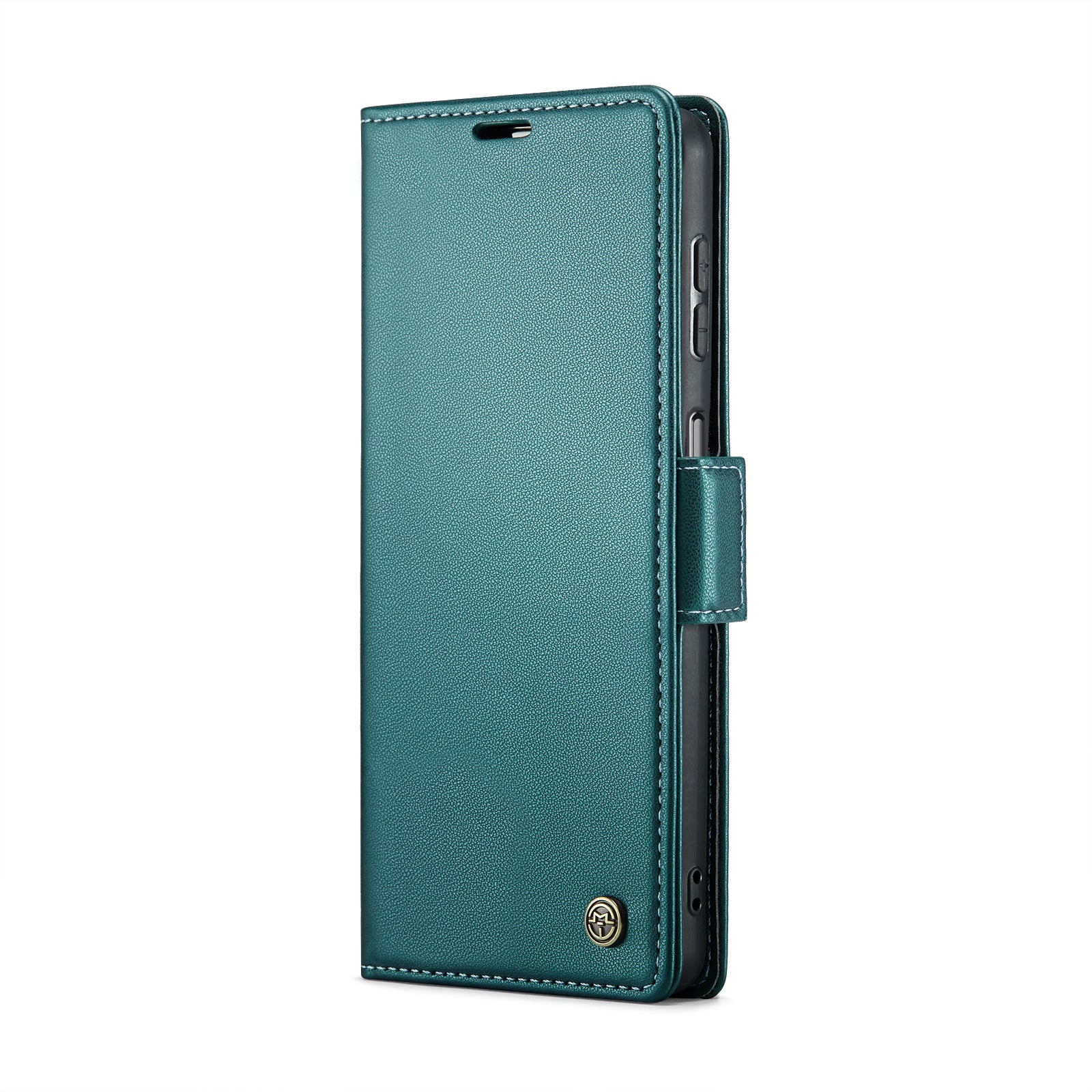 For Samsung Galaxy A16 5G / A16 4G Case CASEME 023 Series RFID Blocking Glossy Stand Phone Cover - Green For Samsung Galaxy A16 5G / A16 4G Case CASEME 023 Series RFID Blocking Glossy Stand Phone Cover - Green